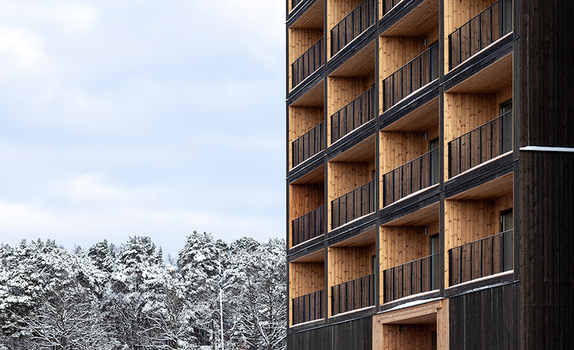 C.F. møller architects completes sweden's tallest timber building