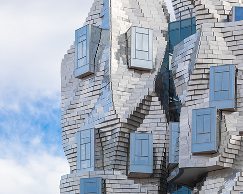 frank gehry's twisting LUMA tower in arles, france nears completion