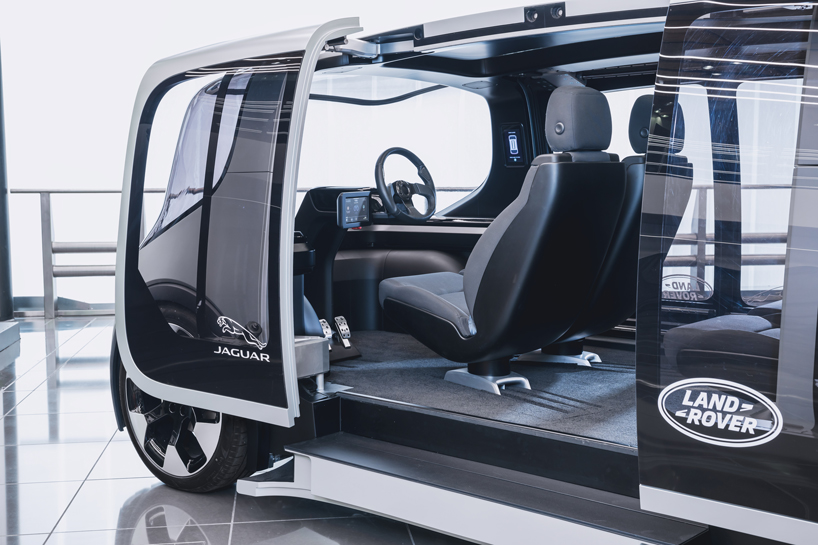 jaguar land rover unveils electric shuttle concept for transport in cities