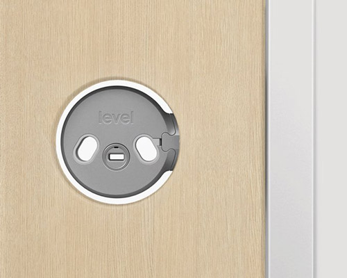 level presents the world's first invisible smart lock designed by feiz design studio