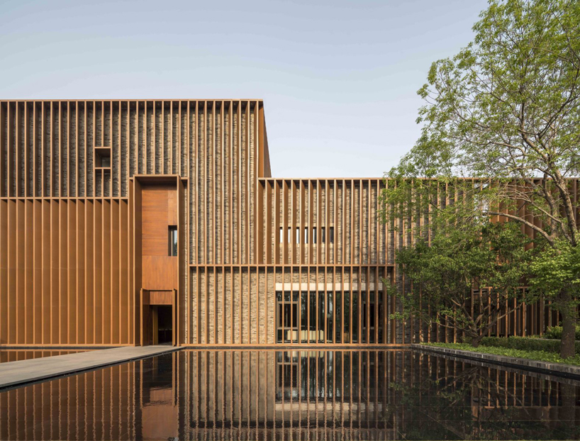 neri&hu forms junshan cultural center in beijing with aluminum