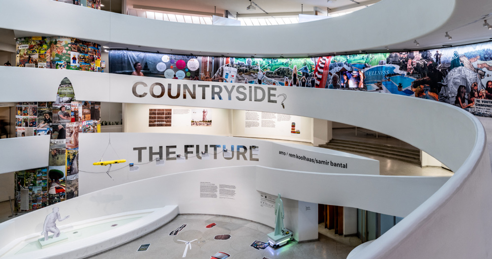 rem koolhaas + AMO examine the countryside at the guggenheim