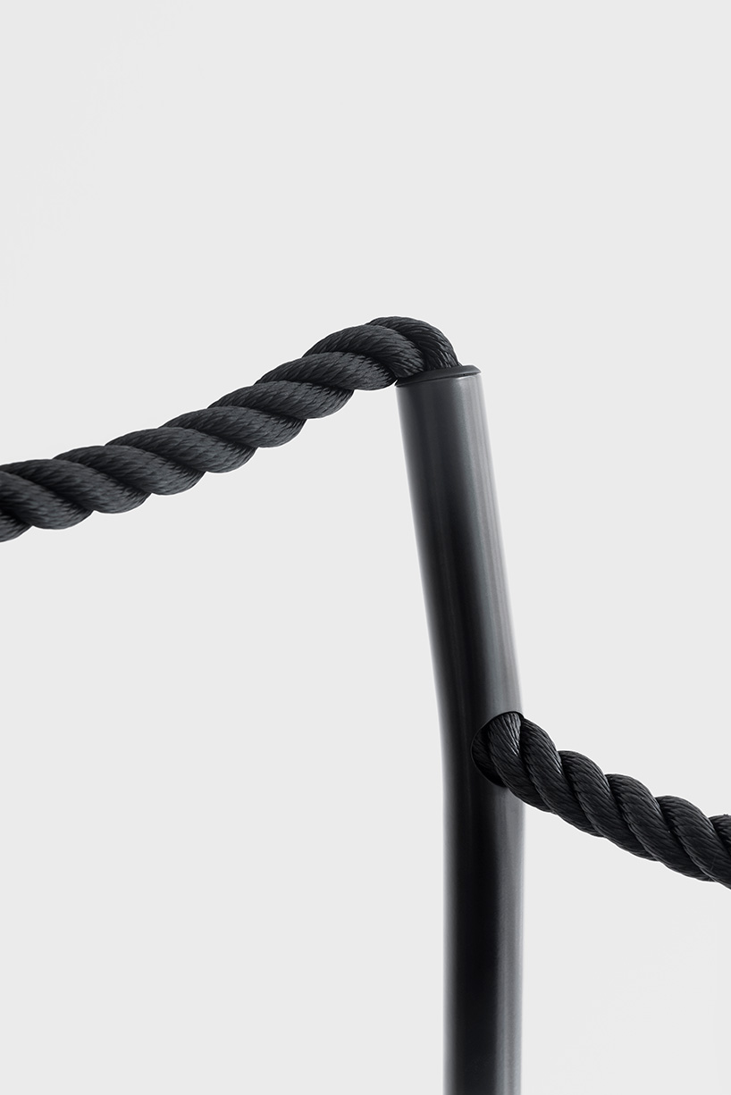 ronan & erwan bouroullec's rope chair for artek encourages creativity in posture