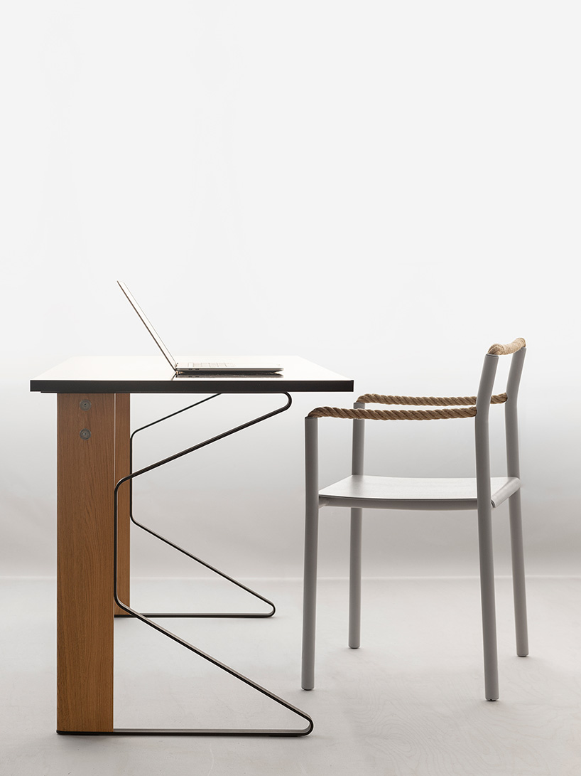 ronan & erwan bouroullec's rope chair for artek encourages creativity in posture