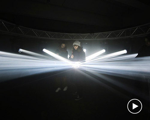 starlight immersion by karolina halatek encircles viewers in a haze of light and fog