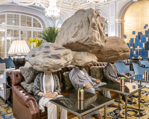 hyper-realistic humans + animals by sun yuan & peng yu take over the st. regis in rome