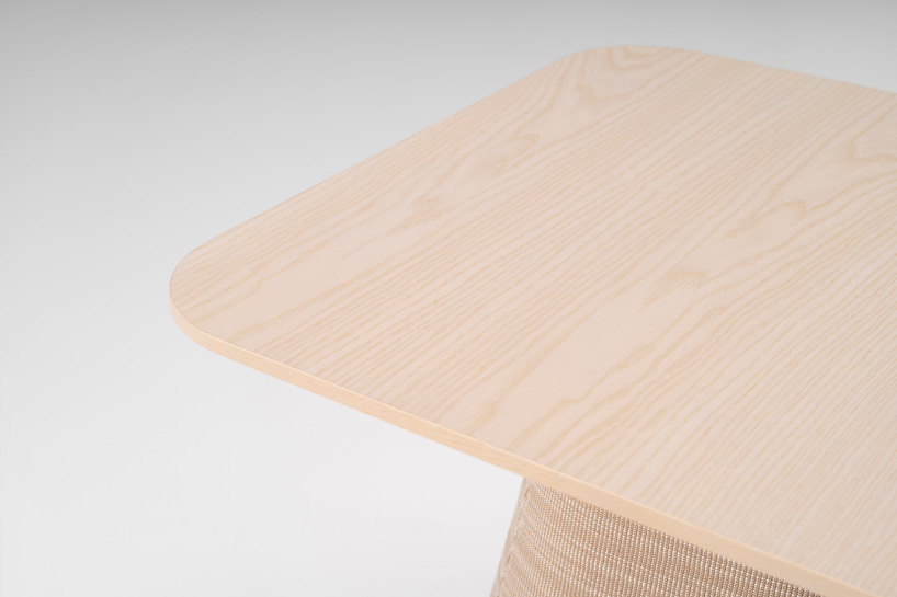 teruhiro yanagihara draws from japanese stone gardens in 'osaka'collection for OFFECCT