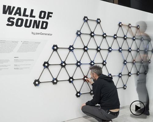 the wall of sound by panGenerator makes electronic music from your voice