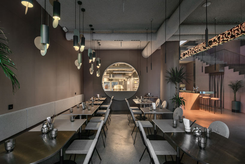 YOD brings the liveliness of chinese streets to restaurant interior in kiev designboom