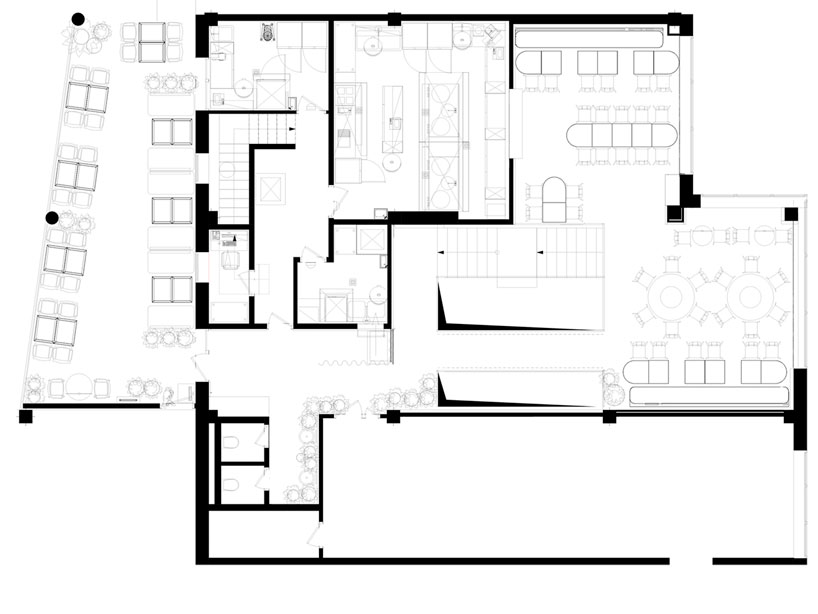 YOD brings the liveliness of chinese streets to restaurant interior in kiev designboom