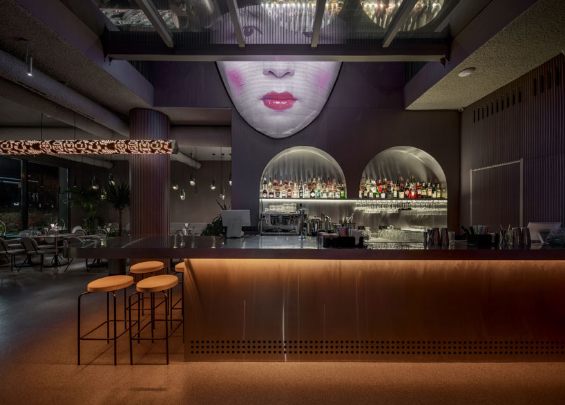 YOD brings the liveliness of chinese streets to restaurant interior in kiev designboom