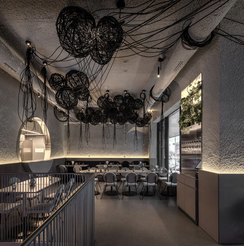 YOD brings the liveliness of chinese streets to restaurant interior in kiev designboom