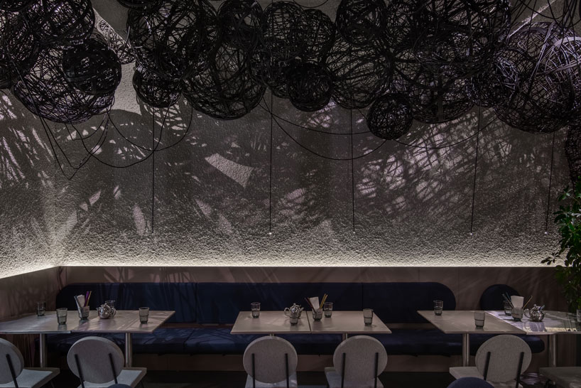 YOD brings the liveliness of chinese streets to restaurant interior in kiev designboom