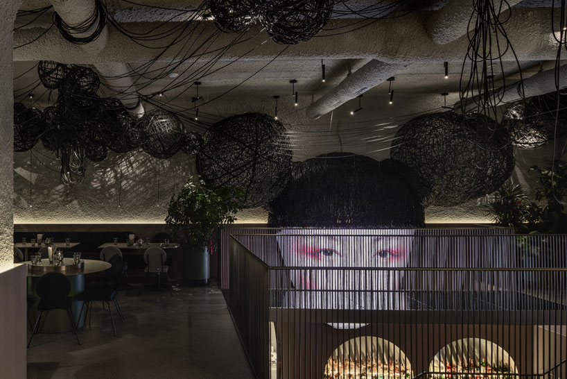YOD brings the liveliness of chinese streets to restaurant interior in kiev designboom