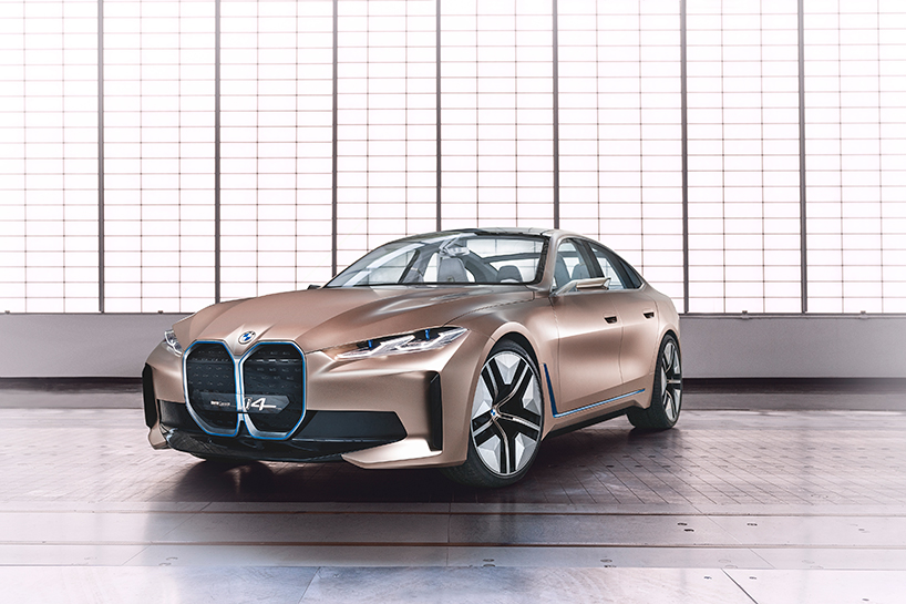 pure-electric BMW concept i4 shapes sporty yet sustainable gran coupe