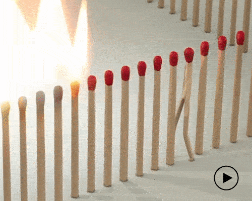 artists create 'safety match' video to illustrate the power of social distancing