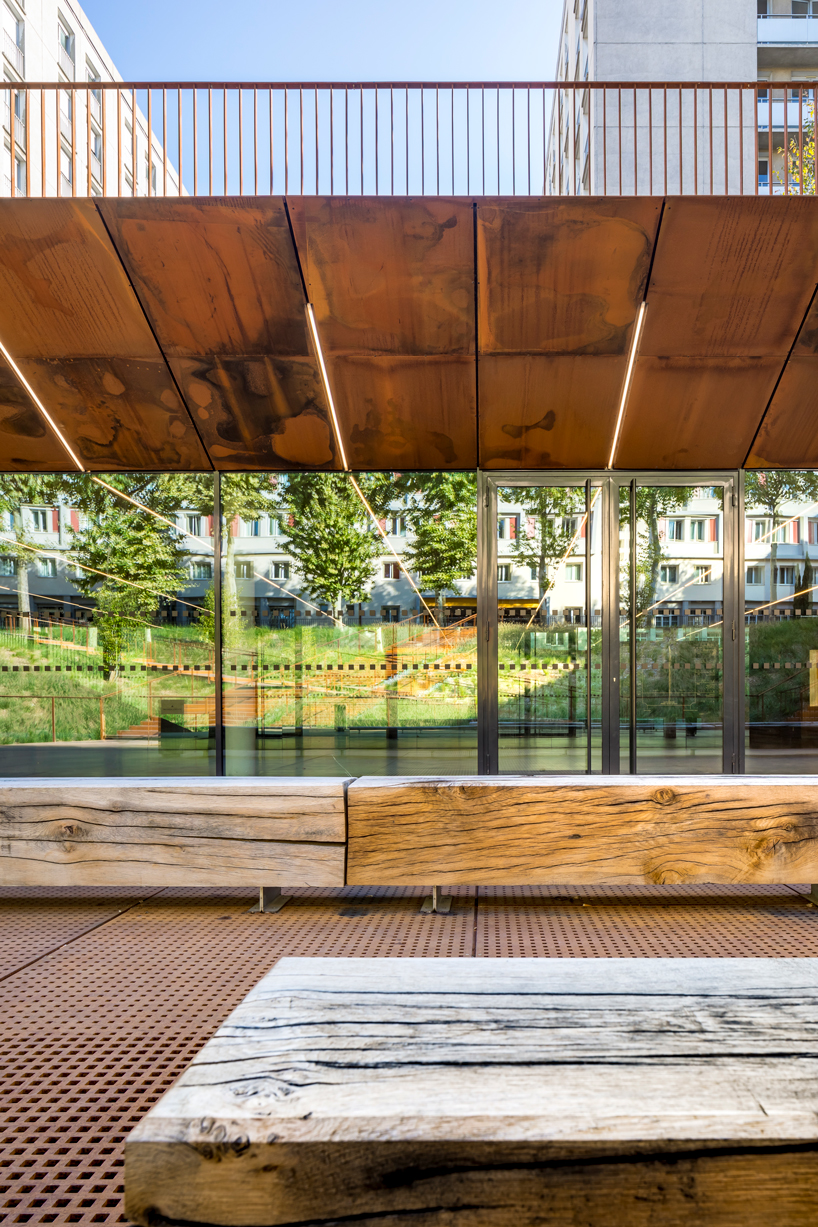 chartier dalix transforms a former military barracks into a university campus in paris designboom