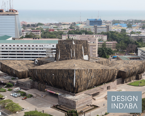 interview: ibrahim mahama on his monumental jute sack installations at design indaba 2020