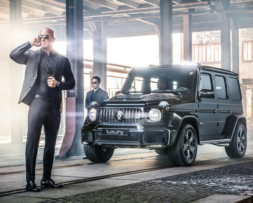 INVICTO: brabus premieres blast-proof mercedes-benz G63 with 3D-printed armor