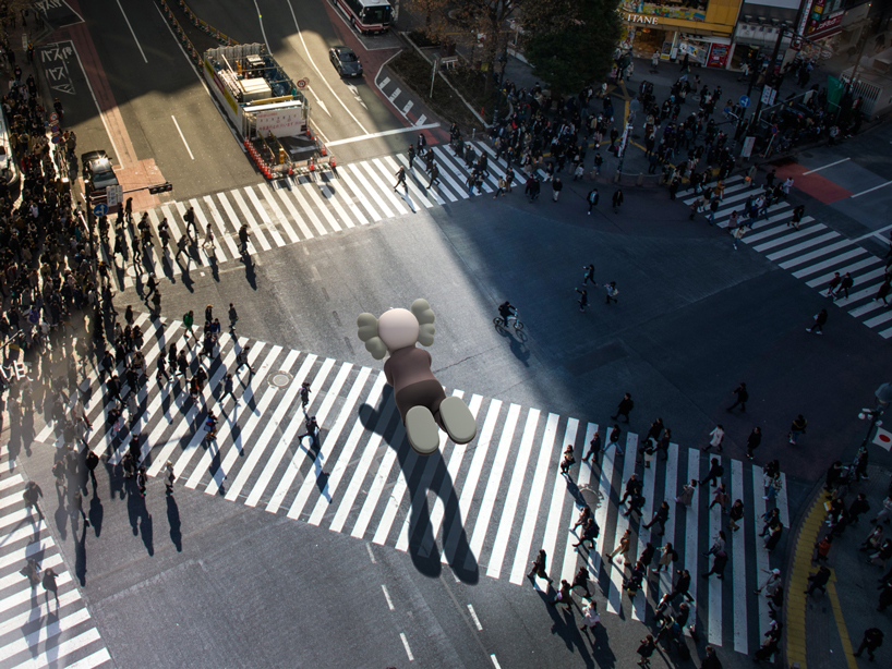 KAWS & acute art launch monumental AR sculptures in 12 locations around the world