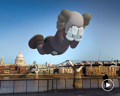 KAWS & acute art launch monumental AR sculptures in 12 locations around the world