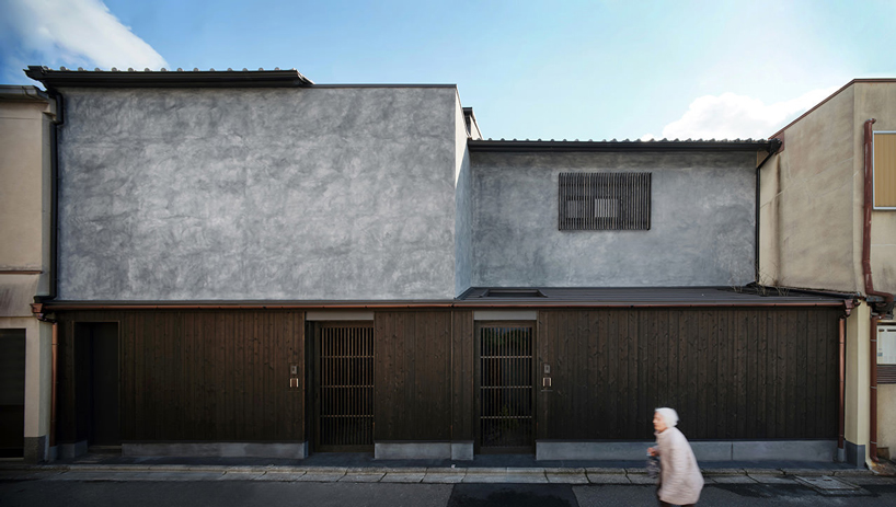 KINO architects transforms two kyoto machiya townhouses into hotel sumihotaru