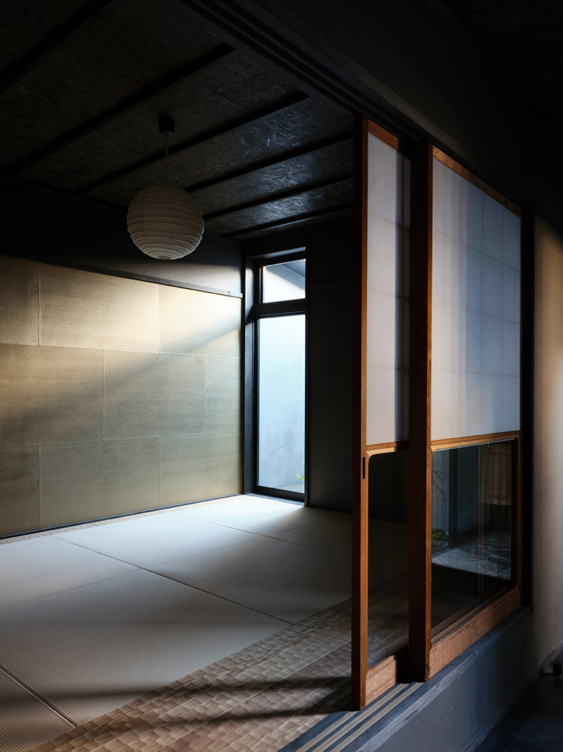 KINO architects transforms two kyoto machiya townhouses into hotel sumihotaru