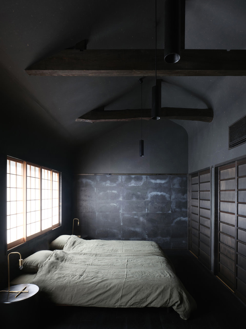 KINO architects transforms two kyoto machiya townhouses into hotel sumihotaru