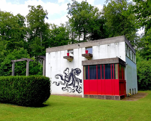 previously a boiler room, this open-plan house by le corbusier is up for sale in france