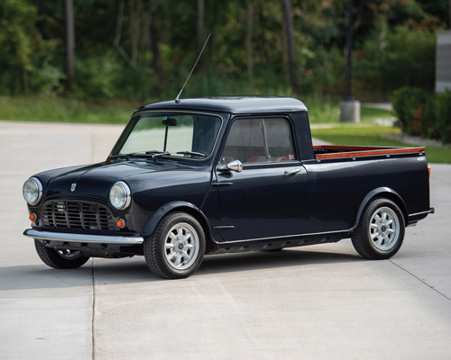 this MINI pickup truck from 1972 recalls a forgotten part of the brand's history