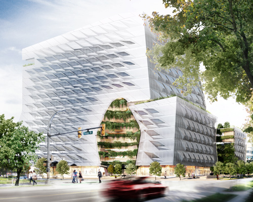 morphosis to integrate brise-soleil system on façade of lululemon's global HQ in vancouver