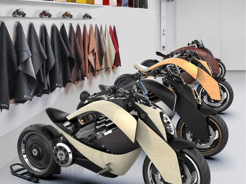 newron motors releases curved wooden electric motorcycle with full specs - 8