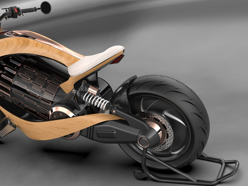 newron motors releases curved wooden electric motorcycle with full specs - 7