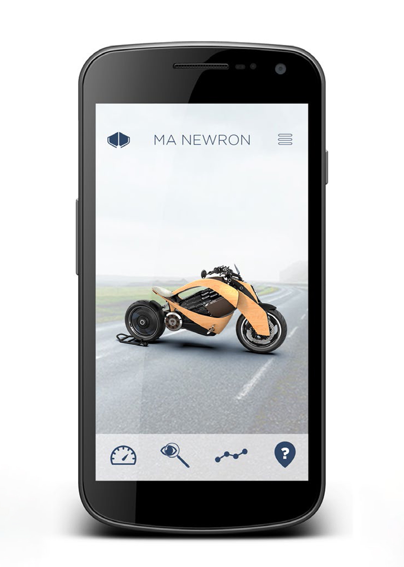 newron motors releases curved wooden electric motorcycle with full specs - 5
