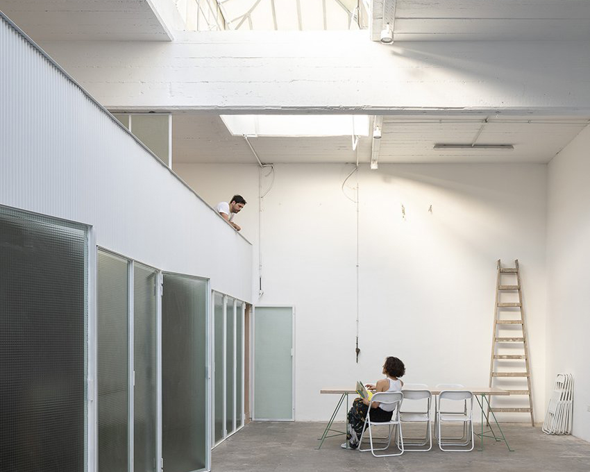 nu transforms a dental mechanics workshop into a light and versatile space in argentina