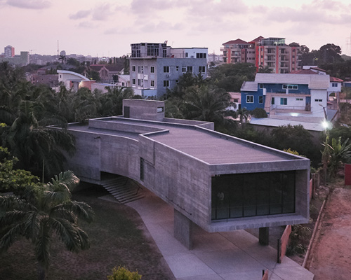 nubuke foundation extends accra campus with concrete exhibition gallery