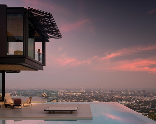 olson kundig's hillside 'collywood house' presents sweeping views across los angeles