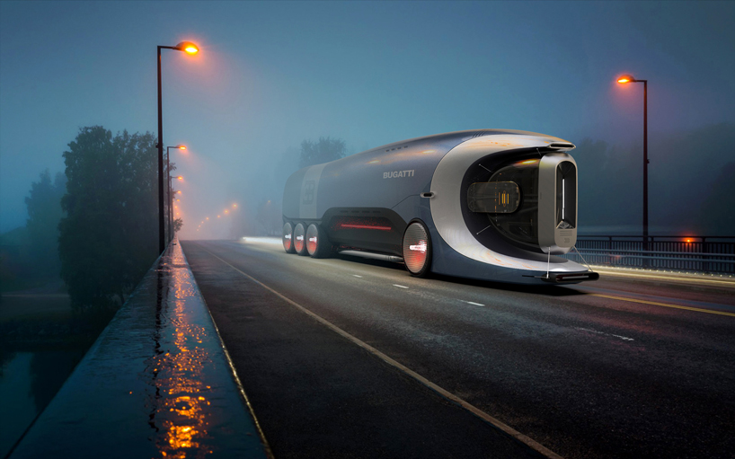 prathyush devadas designs bugatti hyper truck concept