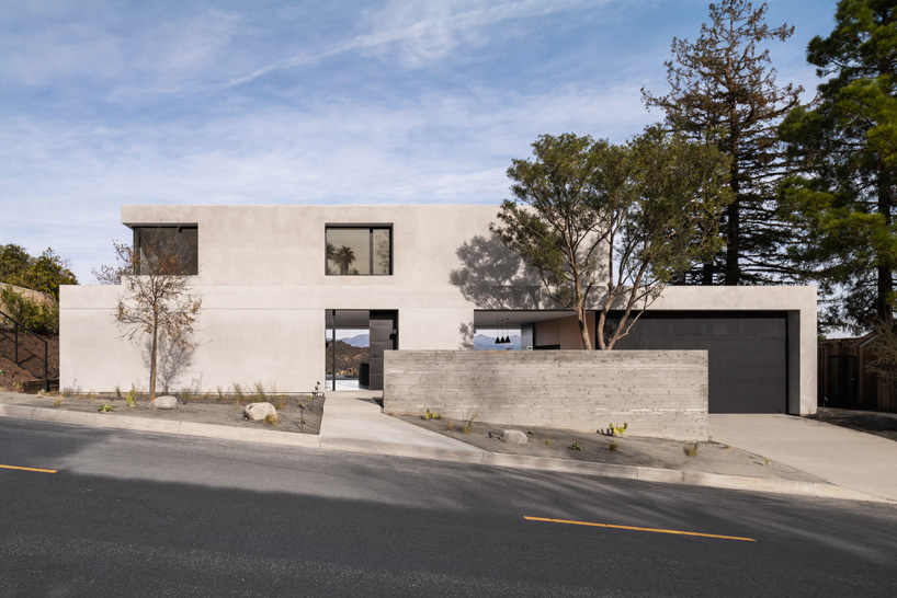 stradella residence by EYRC overlooks stone canyon reservoir in bel air, california