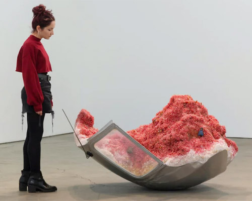 kathleen ryan bejewels rotting 'bad fruits' at FRANÇOIS GHEBALY GALLERY