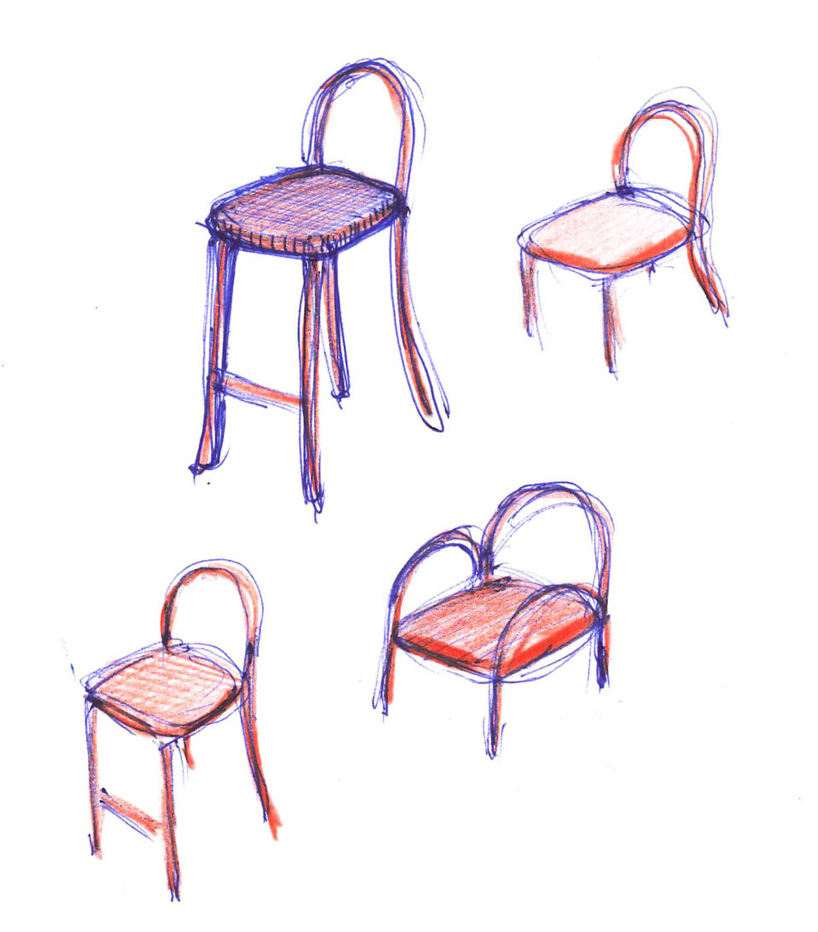 curved contours define thomas sandell's goma chair collection for made by choice