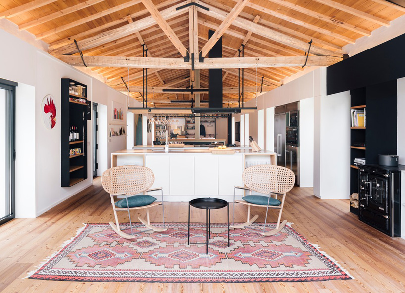 zooco estudio converts fromer stable into seasonal house in güemes, spain