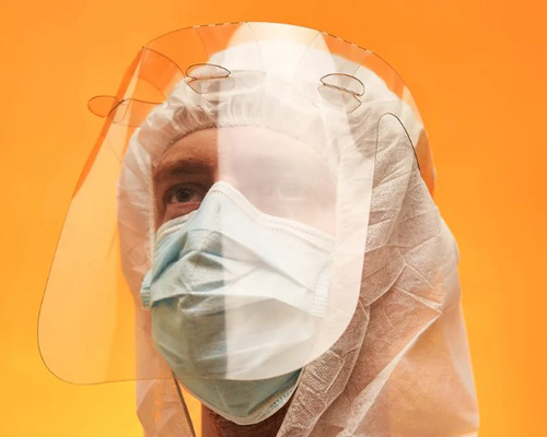 adam miklosi introduces cheap and simple face shield in response to COVID-19 crisis