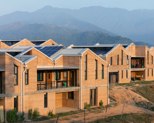rammed earth bayalpata hospital opens in nepal, by sharon davis design