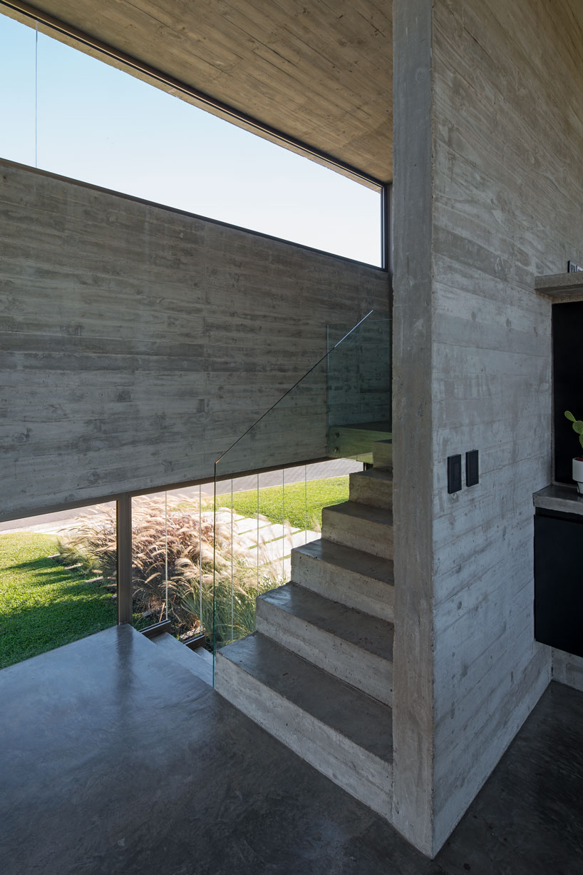 horizontal concrete planes articulate the escobar house by luciano kruk in argentina designboom