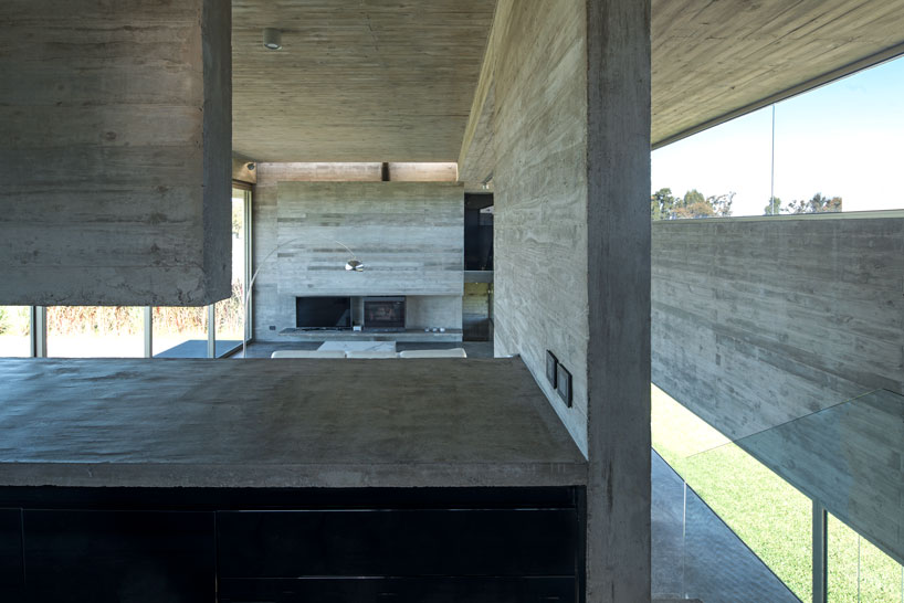 horizontal concrete planes articulate the escobar house by luciano kruk in argentina designboom