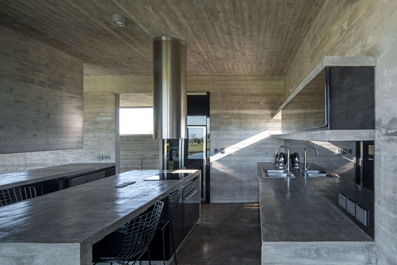 horizontal concrete planes articulate the escobar house by luciano kruk in argentina designboom