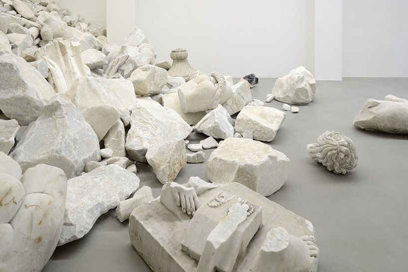 fabio viale presents a tale of decay and reconstruction at florence's galleria poggiali