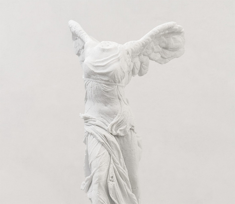 fabio viale transforms marble into polystyrene, rubber and plastics
