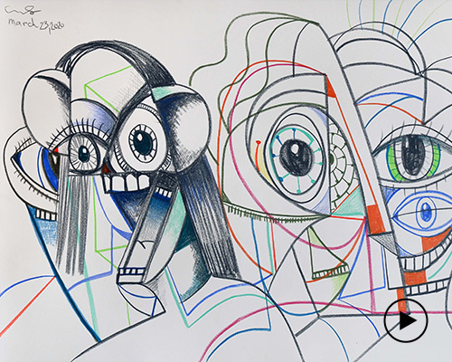 HAUSER & WIRTH presents george condo's 'distanced figures' in online exhibition
